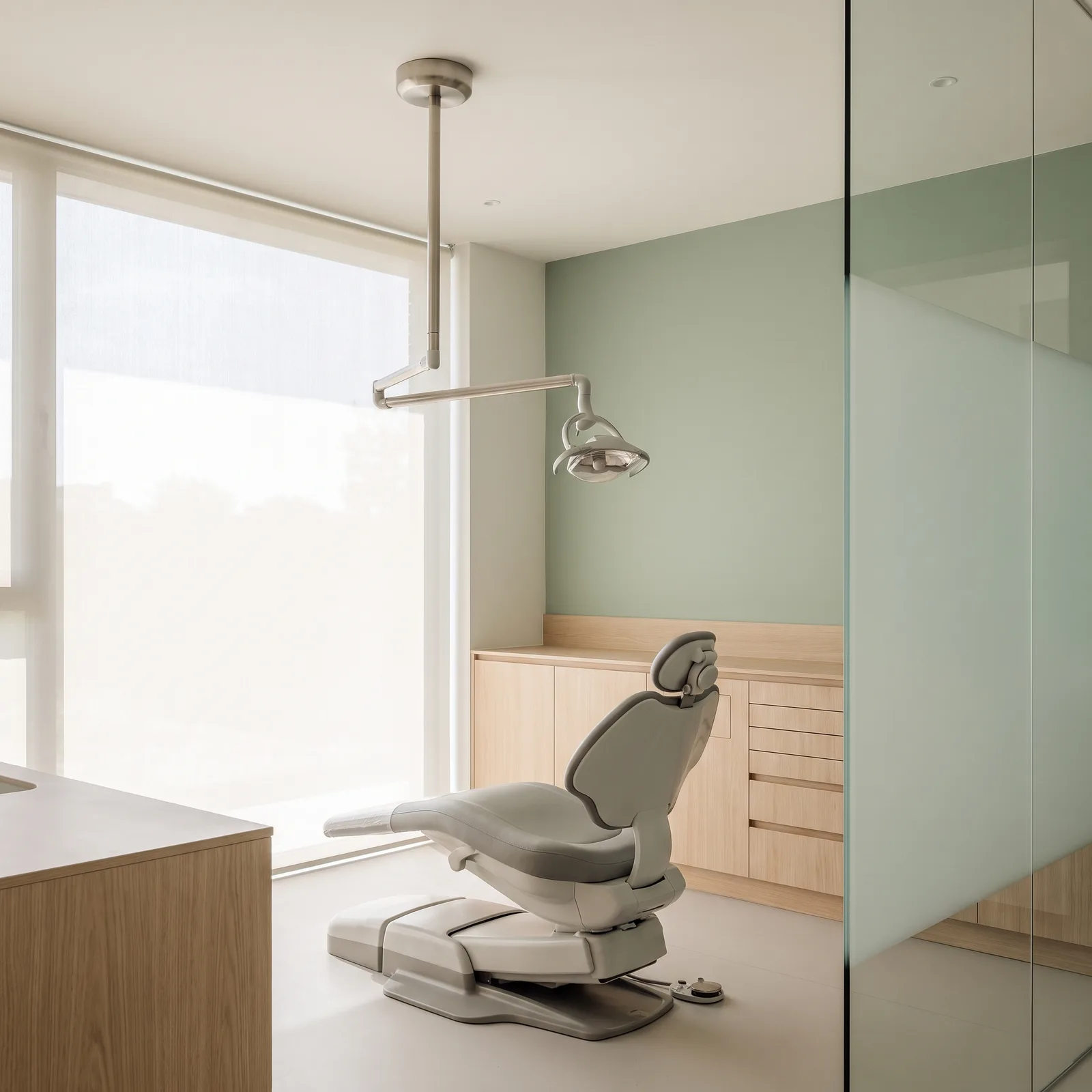 A treatment room at Ashcombe Dental
