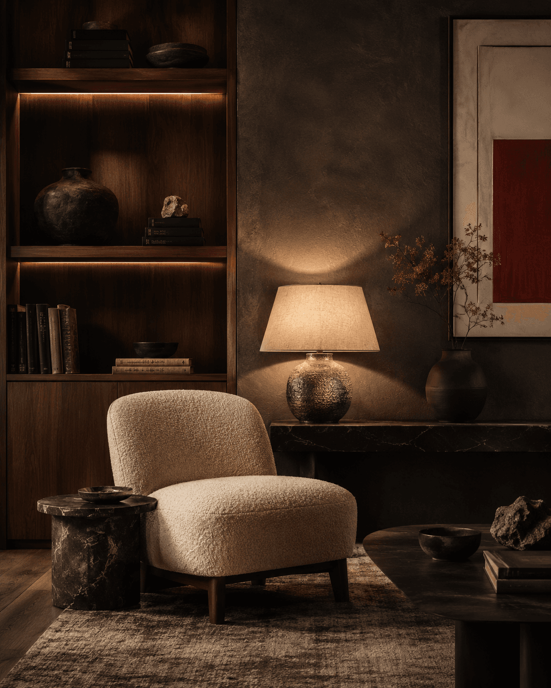 A warm, considered studio interior